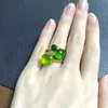 3 pezzi set anello classico impilato anello di cristallo di colore della miscela anello stile caramella gioielli regalo di compleanno per le donne set di anelli impilabili 240318