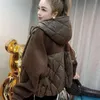2023 Yeni Sonbahar Kış Pamuklu Paded Ceket Kadın Palto Kısa Diamd Kafes Kılı