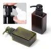 Dispensador de sabão líquido 5 peças, shampoo, gel de banho, desinfetante para as mãos, garrafa de espuma, recipiente de bomba