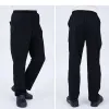 waitr Service Trousers Uniform Pants Cooker Waiter Hotel Elastic Chef Restaurant Band Waist 82Q1#