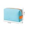 Cosmetic Bags Stylish PU Octagonal Bag Large Capacity Portable Toiletry Travel Storage Supplies
