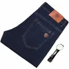 Nouveaux hommes classiques Jeans Jean Homme Pantales Hombre hommes Mannen doux noir Biker Masculino Denim salopette hommes pantalons taille 30-40 Q3Cs #