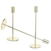 Candle Holders 3pcs Metal Candlestick Taper Candles Holder Wedding Sticks Decor