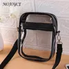 Bag Clear Crossbody Waterproof PVC Messenger Justerbar band Travel Kosmetisk stor kapacitet för konserter Sportevenemang