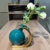 Vasen, kreative Keramikvase, hydroponische Blumenarrangement, Kunsthandwerk, getrocknete Ornamente, Wohnzimmer, Büro, Esszimmer, Geschenk