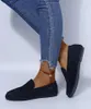 Casual skor för kvinnor bär resistenta 2024 Högkvalitativa nät andningsbara fasta färg slip-on ladies zapatos para mujeres