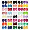 Ins Tinta unita 30 colori Accessori per capelli ragazza da 6 pollici Mollette di moda Design Capelli Fiocco Nodo Bambini Ragazze Clip Accessorio 13,5 g Regalo di compleanno