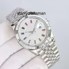 Luxury Watch RLX Clean Watch Handmade Diamond 41mm Automatisk mekanisk safirvattentät modeföretag Rostfritt stål Arvur Montre de de