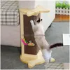 Cat Toys Le Creak Maddi Wood Sisal Kanepe Kedileri Kırpma ve Yatılmaya Dayanıklı Tahta Cihazından Koruyor