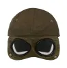 Casquettes tactiques Chapeaux Deux lentilles Hommes Coton en plein air Casual Goggle Noir Armée Vert Bleu Amovible Summer Sun Hat Drop Livraison Gear Equipme Othxh