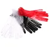 1pair Black Red White Ivory Short Lace Bridal Gloves Wedding Accories Party Lace Gloves 2023 96QH#