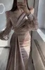 Luxusfrau Abend DRES LG SMEEVES FIRKLE PAGE PARET -Kleider 2024 Neueste Meerjungfrau formelle Prinzesur Vestidos de Noche M4IL#