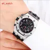 Relógio de pulso Celebrity AP Royal Oak Offshore Series Relógio mecânico automático de aço de precisão masculino 26470SO Time Luxury Watch 26470ST.OO.A101CR.01 Placa preta