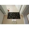 Tapis de bain tapis moderne salon petit tapis lavable chambre salle de bain Rectangle antidérapant toilette sol Faux S