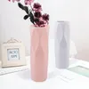 Vases Vase en plastique minimaliste imitation pot de fleur en céramique conteneur d'arrangement sec et humide (couleur aléatoire)
