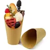 Gobelets jetables pailles porte-frites papier frite charcuterie tasse bricolage outil de cuisson