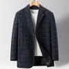 高品質のブレザーメンズ韓国バージョントレンドエレガントファッションシンプルなビジネスカジュアルパーティーマン紳士スーツジャケット240315