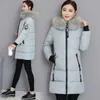 2023 Winter New Fur Collar Hooded Down Cott Coat Womens Parkas Jacket Lg Warm Padded Puffer Parkas Snow Wear Outwear Female H4rC#