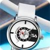 Wristwatches Men's Silicone Strap Watch Fashion And Trendy Simple Design Casual Sporty Chronograph Watchfor Men