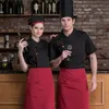 Restauracja Cook Clothing 2024 Letni cienki botto kuchenny płaszcz Mężczyźni i kobiety Catering Prace z krótkim rękawem Tani Chefs Kurtka J7DA#