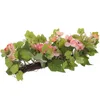 Decorative Flowers Artificial Flower Hydrangea Holder Wedding Decor Rattan Fake For Dining Table