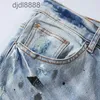 Мужские дизайнерские брюки Amira New Broken Dotted Blue Fashion Trend Mens Jeans