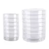 Storage Bottles Scientific Plastic 90x15mm Transparent 55x15mm Bacteria Culture Dish Clear Petri Sterile Dishes