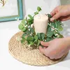 Decorative Flowers Eucalyptus Wreath Rings Wreaths Table Flower For Pillars Small Spring Round Tray