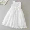 Babymeisjes Dress Lace Princess Dress Infant Jurken Doop Kostuum Baby verjaardag trouwfeestje jurk prom avondjurk 0-24m 240319