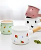 Pans Original Design Cooking Pots Cute For Kitchen With Antiscald Handle Ceramic Ecofriendly Milk Pot Culinary Beauty Charm