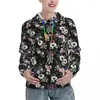 Dameshoodies Floral Art Print Los paar Vintage Artistiek Casual Hoodie Winter Modern Op maat DIY Sweatshirts Groot formaat XL 2XL