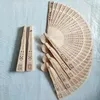 Party Favor 50pcs spersonalizowany grawerowany drewniany składany ręka wentylator drewniany fan fan fanów spersonalizowany prezent ślubny wystrój prysznic ślubnych