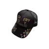 Men baseball cap men hat Graffiti printed alphabet ball cap Truck driver cap women summer shade sun hat Outdoor sports ball cap 8 styles