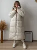 Winter Warm Lg Plus Size Sneeuw Pocket Parka Dikke Streetwear Oversize Maxi-Lg Puffer Jas Windjack Down Jassen Bovenkleding n8SN #