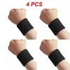 Suporte de pulso 1-5pcs algodão sweatband umidade wick atlético terry pano pulseira para tênis basquete correndo ginásio trabalhando