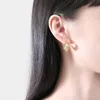 Orecchini a bottone stile punk Europa e America popolari orecchini personalizzati in stile metallo da donna orecchini casual versatili regali di gioielli per San Valentino spc