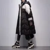Inverno novo casual para baixo jaqueta feminina 2023 coreano com capuz pato branco para baixo casaco com capuz mulheres engrossar parka à prova de vento quente casaco s8jw #