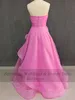 Sevintage Hot Pink Ruffles Prom Dres Sweetheart Pleated Strapl golvlängd Formell Evening Dr Women Special Party Gowns K9lc#