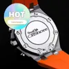 AP Casual Wrist Watch 26231st Original Diamond Steel Automatisk mekanisk mätare med en diameter på 37 mm Orange Panda Face Watch