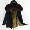 Manteau à capuche en vraie fourrure pour hommes, nouvelle collection d'hiver, vestes tactiques de l'armée décontractées, marque chaude, naturelle, fourrure de raton laveur, Big Lg Parka, pardessus j33q #