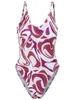 Piece Sets Retro Bikini Print Fashion Swimsuit And Cover Up With Skirt Tight Women Bandage Summer Beach Luxury Elegant