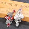 Dangle Oorbellen JIASHUNTAI Vintage 925 Sterling Zilver Drop Voor Vrouwen Natuurlijke Edelstenen Thaise Oorbel Sieraden