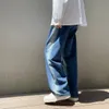 2024 printemps nouveau style dégradé couleur baggy jeans pour hommes pantalons décontractés à la mode style coréen pantalon à jambes larges longueur au sol c9fJ #