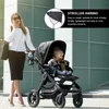 Barnvagnsdelar Canopy Cart Awning Baby Wagon Sunvisor for Cars Spandex Sunshade Cover