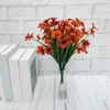 Decoratieve bloemen 6 stuks kunstboeket plastic simulatie watermeloen rode feesttafel arrangementen decor