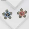 Pins Broches Dmari Vrouwen Luxe Broches Grote Strass Bloemen Kantoor Partij Sieraden Accessoires Voor Kleding Y240329