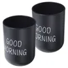 Mugs 2 Pcs Home Bathroom Drinking Glasses Toothbrush Holder Cup Travel Tumbler Cups Pp Toothpaste