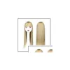 Haarstukken Gres Blond Synthetisch Stuk Dames 3 Clips In Extension Met Pony 22 Lange Hoge Temperatuur Vezel Bruin/Grijs/Zwart Drop Del Otqdk