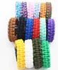 Braccialetti di sopravvivenza Moda Mix Colori Corda Corda Paracord Fibbia Braccialetti militari Sport Gadget da esterno per viaggi Cam Escursionismo Drop Deli Otbrl