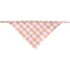 Dog Apparel Dogs Twill Universal Plaid L Cloth S Accessories Bandana Collar Cat Cats Products Det For